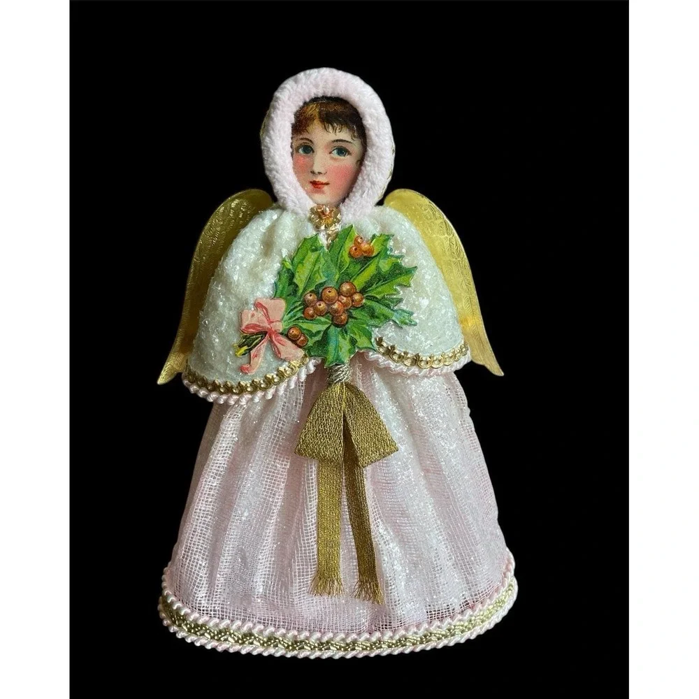Blumchen‎ Snow Angel Victorian Style Ornament Angelic Topper Little Holly BB117
